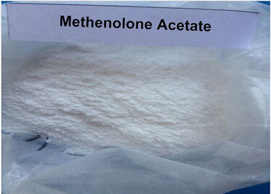 Ensaio 99,5% cru de CAS 434-05-9 do acetato de Methenolone do pó da hormona esteroide do halterofilismo
